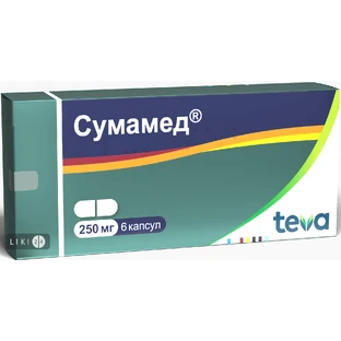 Сумамед капс. 250 мг №6