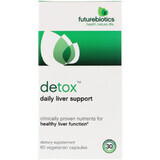 Очищення печінки щоденна підтримка Detox FutureBiotics 60 вегетаріанських капсул
