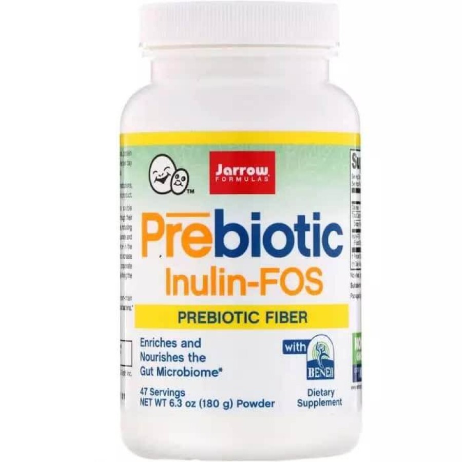 Пребіотик Інулін Prebiotic Inulin FOS Jarrow Formulas порошок 180 г: ціни та характеристики