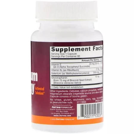 Синергия селена Selenium Synergy 200 Мг Jarrow Formulas 60 капсул: цены и характеристики