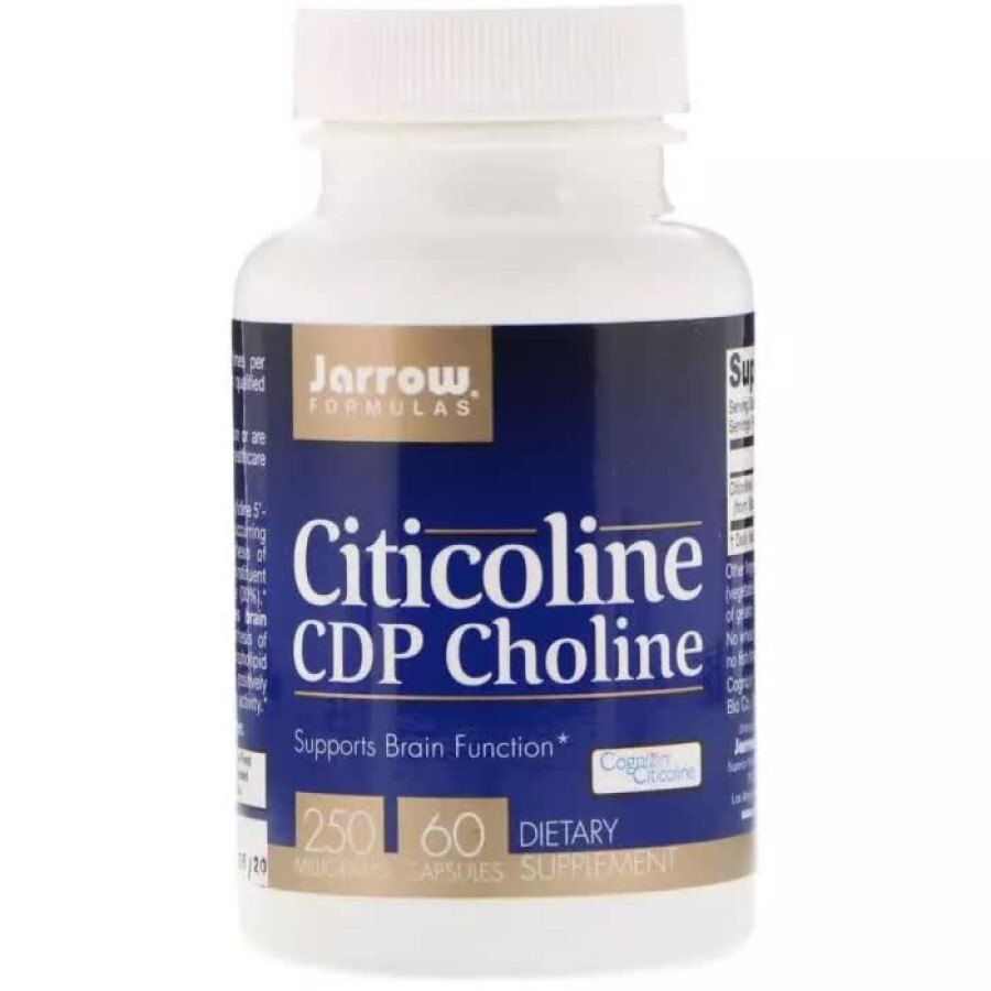 Цитиколін 250 мг CDP Choline Jarrow Formulas 60 капсул: ціни та характеристики
