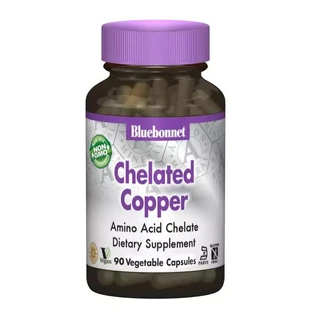 Хелатна мiдь Albion Bluebonnet Nutrition 90 гелевих капсул