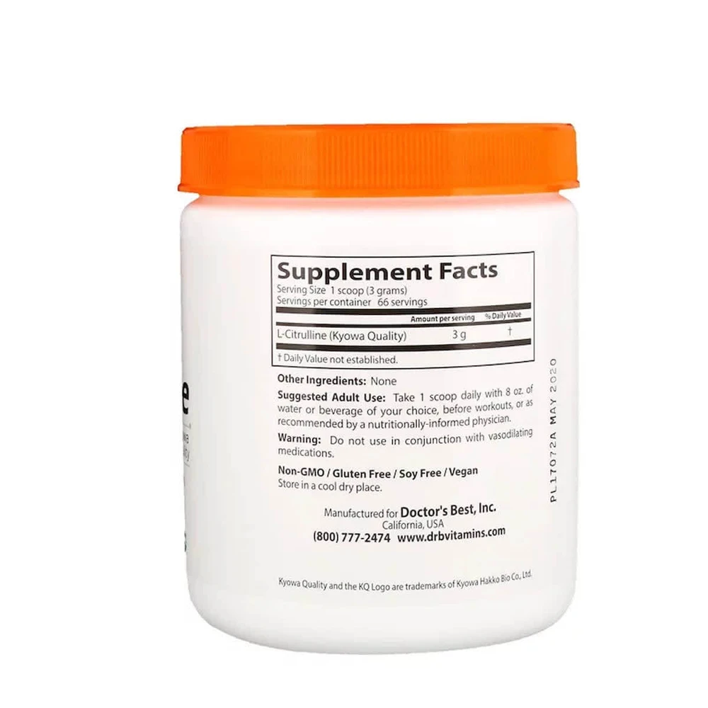 L-Цитрулін в порошку L-Citrulline Powder Doctor's Best 200 гр.: ціни та характеристики