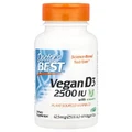 Веганский Витамин D3 2500 IU Doctor's Best 60 гелевых капсул