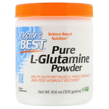 Глютамин в  порошке L-Glutamine Powder Doctor's Best 300 гр.