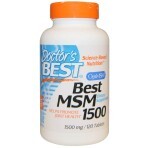 МСМ (метилсульфонілметан) 1500 OptiMSM Doctor's Best 120 таблеток: ціни та характеристики