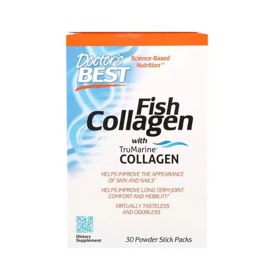 Риб'ячий колаген Fish Collagen Doctor's Best 30 пакетиків: ціни та характеристики
