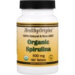 Органическая спирулина Organic Spirulina Healthy Origins 500 мг 180 таблеток: цены и характеристики