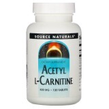Ацетил L-Карнитин 500 мг Acetyl L-Carnitine Source Naturals 120 таблеток