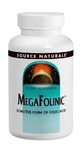 Биоактивная форма Фолиевой кислоты (В9) 800мкг MegaFolinic Source Naturals 60 таблеток