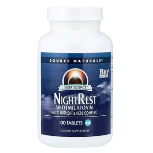 Комплекс для нормалізації сну NightRest Source Naturals 100 таблеток