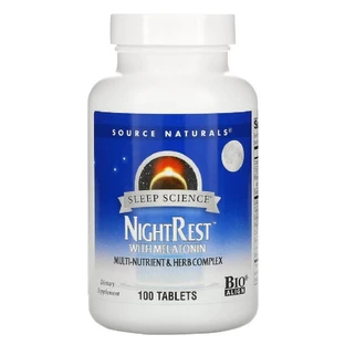 Комплекс для нормалізації сну NightRest Source Naturals 100 таблеток