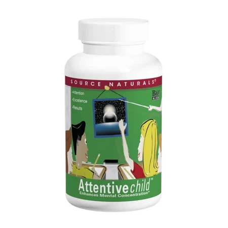 Комплекс для поддержания внимания у детей Attentive Child Source Naturals 60 таблеток: цены и характеристики