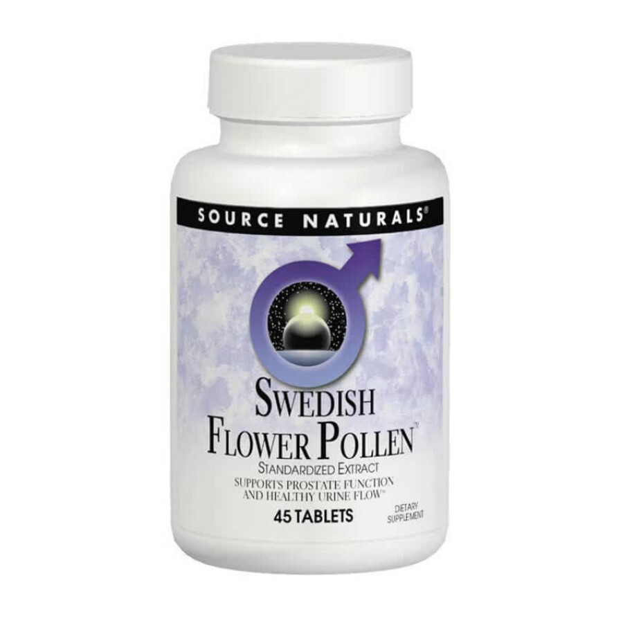 Комплекс для поддержки функции простаты Swedish Flower Pollen Source Naturals 90 таблеток: цены и характеристики