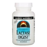 Лактаза Lactase Digest Source Naturals 90 капсул