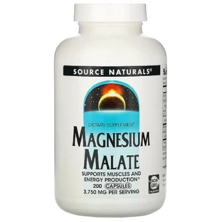 Магній малат Source Naturals Magnesium Malate 200 капсул