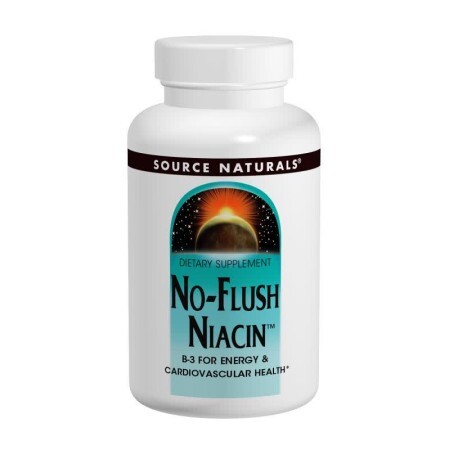 Ніацин (В3) 500 мг Source Naturals 60 таблеток