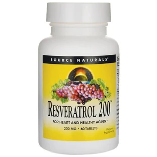 Ресвератрол Resveratrol Source Naturals 200 мг 60 таблеток