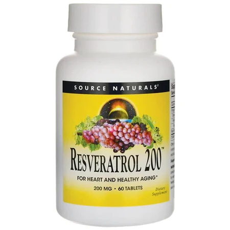 Ресвератрол Resveratrol Source Naturals 200 мг 60 таблеток: ціни та характеристики