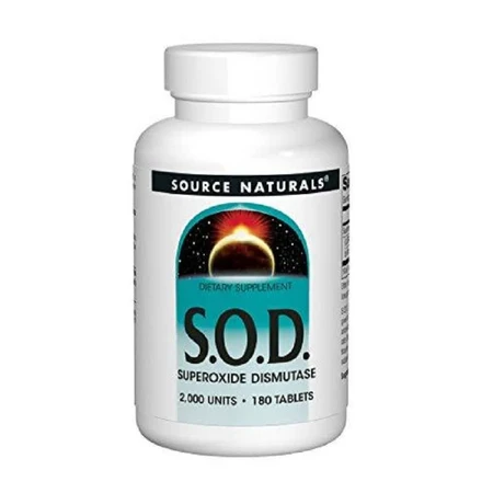 СОД Ферменти 235 мг SOD Source Naturals 180 таблеток: ціни та характеристики