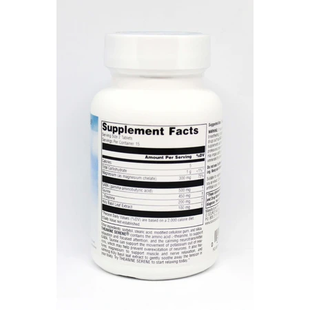 Теанин Серен Serene Science Source Naturals 30 таблеток: цены и характеристики