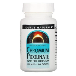 Хром Пиколинат 200 мкг Source Naturals 240 таблеток