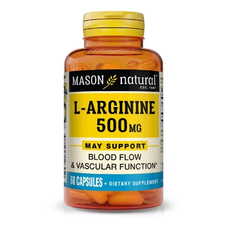 L-Аргинин 500 мг L-Arginine Mason Natural 60 капсул: цены и характеристики