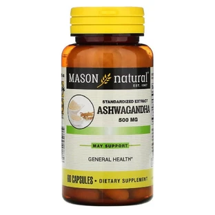 Ашваганда 500 мг Ashwagandha Mason Natural 60 капсул