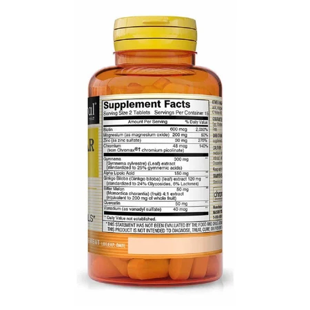Баланс цукру в крові Blood Sugar Balance Mason Natural 30 таблеток: ціни та характеристики