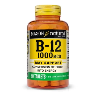 Витамин B12 1000 мкг Mason Natural 60 таблеток