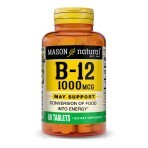 Вітамін B12 1000 мкг Mason Natural 60 таблеток: ціни та характеристики