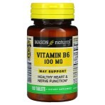Вітамін B6 100 мг Mason Natural 100 таблеток: ціни та характеристики