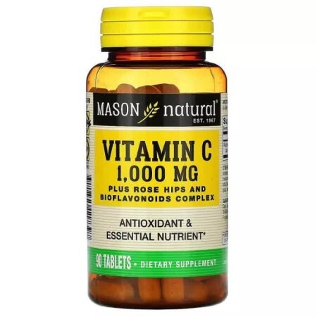 Вітамін C 1000 мг Mason Natural 90 таблеток