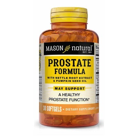 Здоров'я простати Prostate Formula Mason Natural 30 гелевих капсул