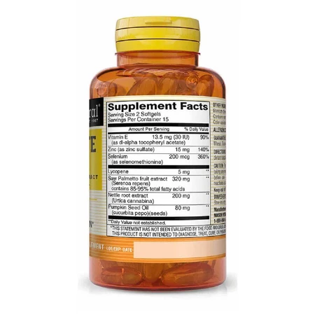 Здоровье простаты Prostate Formula Mason Natural 30 гелевых капсул: цены и характеристики