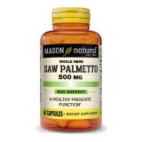 Пальметто 500 мг Здоров'я простати Saw Palmetto Mason Natural 60 капсул