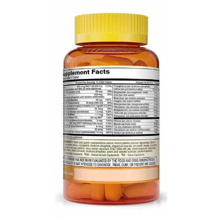 Повний комплекс мультивітамінів і мінералів Vitatrum Complete Multivitamin & Multimineral Mason Natural 150 таблеток: ціни та характеристики