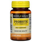 Пробіотик з пребіотиком Probiotic with Prebiotic Mason Natural 40 вегетаріанських капсул: ціни та характеристики