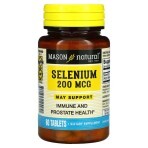 Селен 200 мкг Selenium Mason Natural 60 таблеток: ціни та характеристики