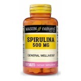 Спіруліна 500 мг Spirulina Mason Natural 100 таблеток