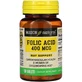 Фолієва кислота 400 мкг Folic Acid Mason Natural 100 таблеток