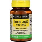 Фолиевая кислота 400 мкг Folic Acid Mason Natural 100 таблеток: цены и характеристики