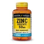 Цинка Сульфат 50 мг Zinc Sulfate Mason Natural 100 капсул : цены и характеристики