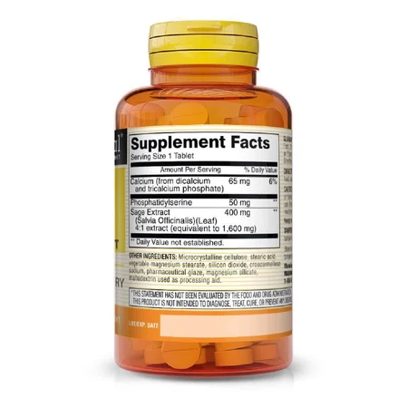 Шалфея экстракт Сила мозга Brain power with sage extract Mason Natural 60 капсул: цены и характеристики