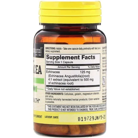 Эхинацея Echinacea Mason Natural 60 капсул: цены и характеристики