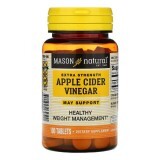 Яблучний оцет Extra Strength Apple Cider Vinegar Mason Natural 100 таблеток