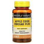 Яблочный уксус+ Apple Cider Vinegar Plus Mason Natural 60 таблеток: цены и характеристики