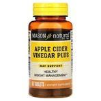 Яблучний оцет + Apple Cider Vinegar Plus Mason Natural 60 таблеток: ціни та характеристики