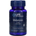 Мелатонін Melatonin Life Extension 3 мг 60 вегетаріанських льодяників: ціни та характеристики