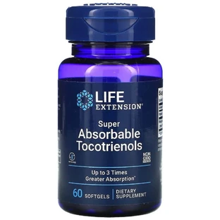 Витамин Е Супер абсорбируемые Токотриенолы Super Absorbable Tocotrienols Life Extension 60 капсул 